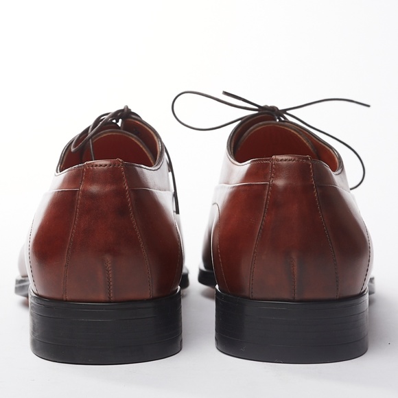 🆕️ NWT Santoni Brown Cap-toe Oxford Sz 8UK/9US - Picture 2 of 8